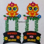 SINIF KAPI SÜSÜ SARİ