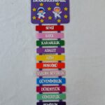 DEĞEREİM PANOSU ASTRONOTLU
