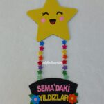 SINIF KAPI SÜSÜ YILDIZLI